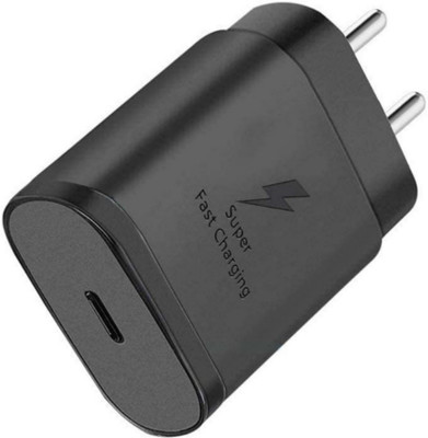 Heatmor 25 W PD 3 A Wall Charger for Mobile with Detachable Cable(Black)
