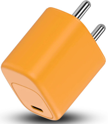 DeperAI 20 W GaN 3 A Wall Charger for Mobile(Orange)