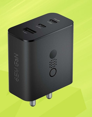 Kizzy 65 W TurboPower 3.0 4.8 A Wall Charger for Mobile(Black)