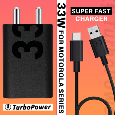 SUFO 33 W TurboPower 3.0 3 A Wall Charger for Mobile with Detachable Cable(Black, Cable Included)