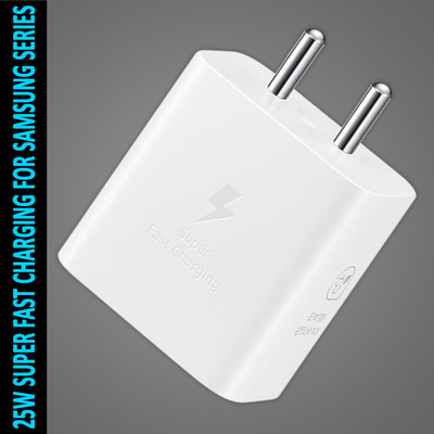 Kizzy 25 W Quick Charge 3 A Wall Charger for Mobile(White)