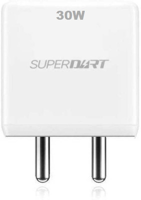 MIFKRT 30 W Dash 5 A Wall Charger for Mobile(White, Red)