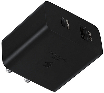 Heatmor 35 W PD 3 A Wall Charger for Mobile(Black)