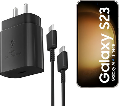 Kizzy 25 W PD 3 A Wall Charger for Mobile with Detachable Cable(Black, Cable Included)