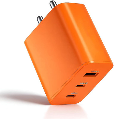 Sulania 65 W GaN 3 A Wall Charger for Mobile(Orange)