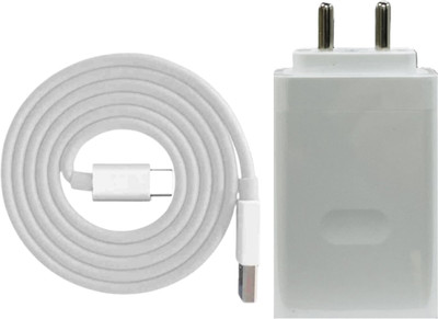 Pacificdeals 100 W SuperVOOC 9 A Wall Charger for Mobile with Detachable Cable(White, Cable Included)