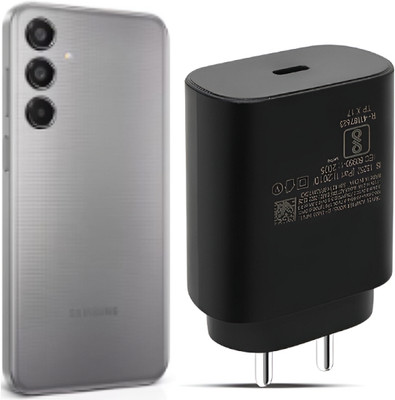 Kizzy 25 W PD 3 A Wall Charger for Mobile(compatible with samsung galaxy M35 ,A15,35, 55 , black)