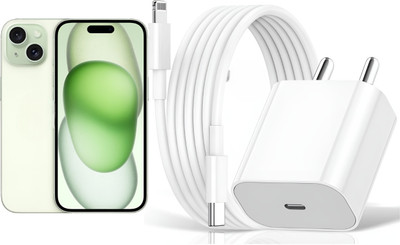 Kizzy 20 W PD 3 A Wall Charger for Mobile with Detachable Cable(Originak charger for 15 / 15 Pro / 15 Pro Max / 15 Plus, Cable Included)