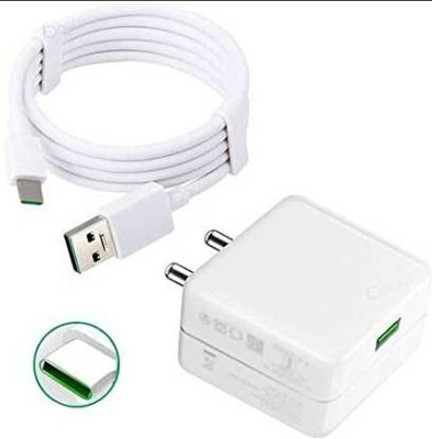 SHOPIES 40 W SuperVOOC 6 A Wall Charger for Mobile with Detachable Cable(White, Cable Included)