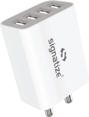 SIGNATIZE Quick Charge 4.2 A Wall Charger for Mobile with Detachable Cable(Type C, Cable Included)