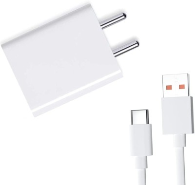 SHOPIES 30 W SuperVOOC 3 A Mobile Charger with Detachable Cable(Fast Charger for Oppo, Vivo, Realme White, Cable Included)