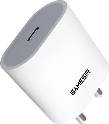 GameSir 20 W Quick Charge 3 A Wall Charger for Mobile with Detachable Cable(White)