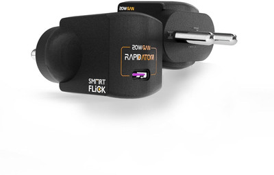 SmartFlick 20 W GaN 3 A Wall Charger for Mobile(Black)