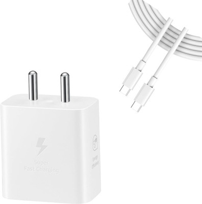 MAK 25 W Quick Charge 3 A Wall Charger for Mobile with Detachable Cable(Black, Cable Included)