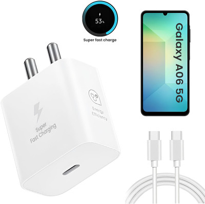 MAK 25 W GaN 3.1 A Wall Charger for Mobile with Detachable Cable(White)
