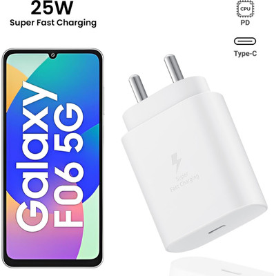 MAK 25 W Quick Charge 3.1 A Wall Charger for Mobile(White)