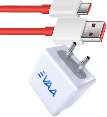 EVAAENTERPRISES 80 W SuperVOOC 6 A Wall Charger for Mobile with Detachable Cable(White, Cable Included)