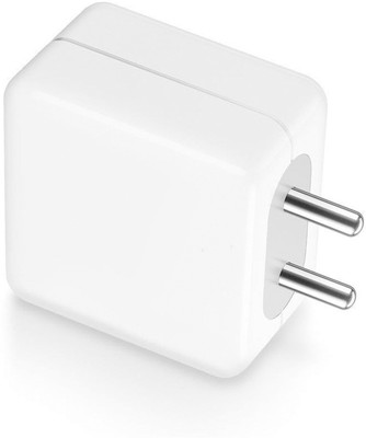 Tech4GSM 80 W Quick Charge 3 A Wall Charger for Mobile with Detachable Cable(White, Cable Included)