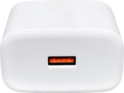 WEFIXALL 30 W Qualcomm 3.0 6 A Wall Charger for Mobile with Detachable Cable(White, Cable Included)