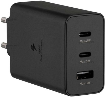 WEFIXALL 65 W Supercharge 5.4 A Wall Charger for Mobile(Black)