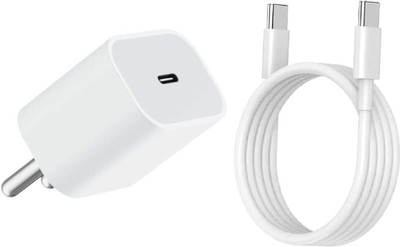digie 20 W PD 2 A Wall Charger for Mobile with Detachable Cable(20W Charger Compatible with iphone 16 | 16 Pro | 16 plus | 16 ProMax, White, Cable Included)