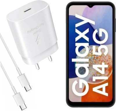 Wrapo 25 W Adaptive Charging 3 A Mobile Charger with Detachable Cable(Super Fast Charging Compatible for Galaxy A14 5G & Other Devices, White, Cable Included)