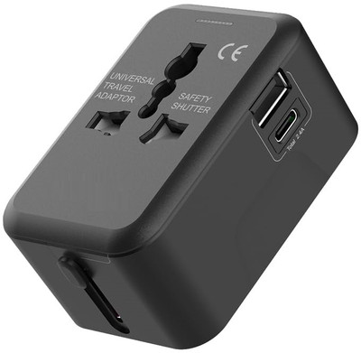 Wifton Quick Charge 2.4 A Multi-pin Wall Charger for Mobile(Black)