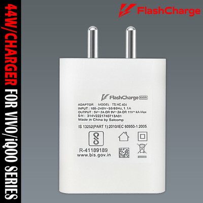 WEFIXALL 44 W Quick Charge 4 A Wall Charger for Mobile(White)