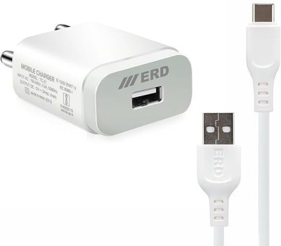 ERD 2 A Wall Charger for Mobile with Detachable Cable(White, Cable Included)