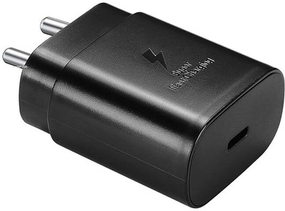 Adya Enterprises 25 W Quick Charge 3 A SMPS Charger for Mobile with Detachable Cable(Black)