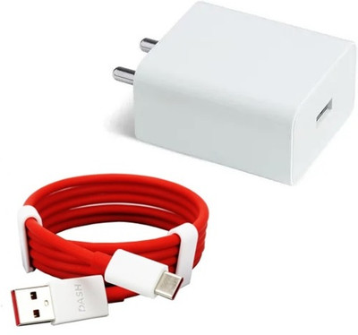 Punnkk 67 W SuperVOOC 3 A Wall Charger for Mobile with Detachable Cable(Porcelain White, Cable Included)
