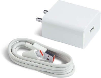 Shopnet 18 W Quick Charge 2.4 A Mobile Charger with Detachable Cable(White, Cable Included)
