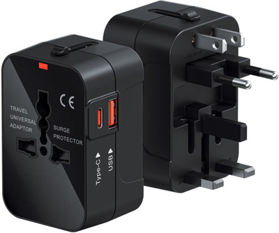 Wifton Quick Charge 2.4 A Multi-pin Wall Charger for Mobile(Black)