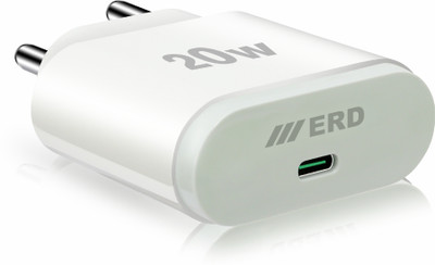 ERD 20 W PD 1 A Wall Charger for Mobile(White)