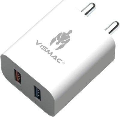 vismac 12 W Quick Charge 5 A Wall Charger for Mobile(White)