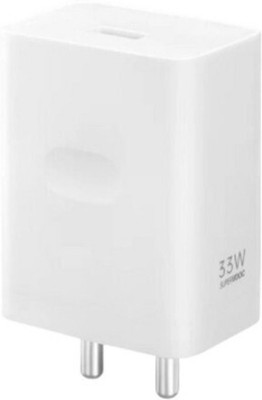 WEFIXALL 33 W SuperVOOC 3 A Wall Charger for Mobile with Detachable Cable(White)