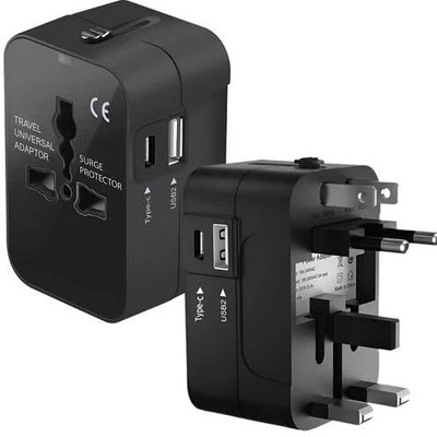 Wifton Quick Charge 2.4 A Multi-pin Wall Charger for Camera(Black)
