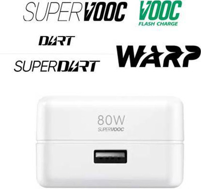 WEFIXALL 80 W Supercharge 6 A Wall Charger for Mobile(White)