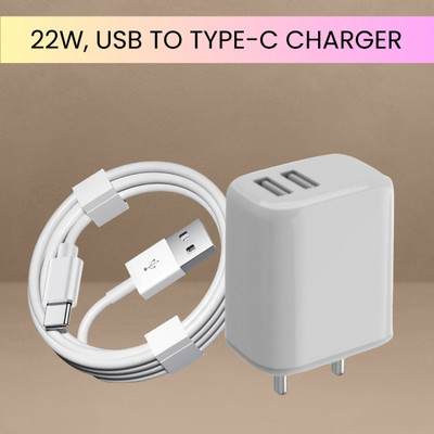 FRONY 22 W PD 3 A Wall Charger for Mobile with Detachable Cable(White)