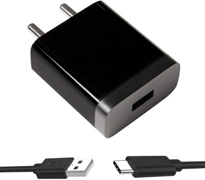 Shopnet 18 W Adaptive Charging 2.4 A Mobile Charger with Detachable Cable(Black, Cable Included)