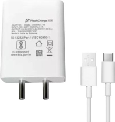 IARYZ ORIGINAL 44 W 4 A Wall Charger for Mobile with Detachable Cable(Compatible with vivo V21,V21 Pro,V23 5G, Cable Included)