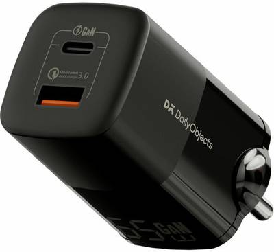 DailyObjects 65 W Qualcomm 3.0 5 A Multiport Mobile SURGE™ PD 65W GaN Tech Type-C Dual Port Charger Smart USB BIS Certified Charger