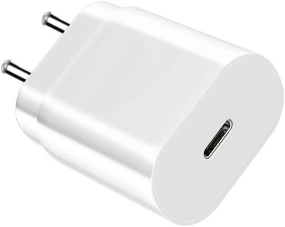 Prifakt 25 W PD 3 A Wall Charger for Mobile(White)