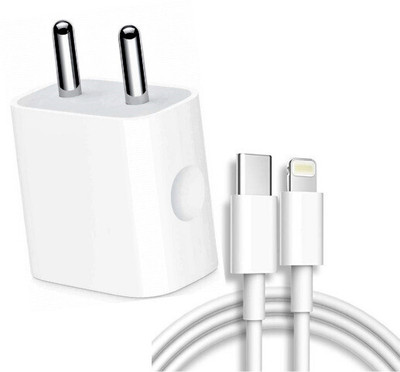 SANNO WORLD 20 W PD 2.5 A Wall Charger for Mobile with Detachable Cable(White, Cable Included)