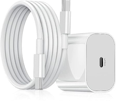 Orensh 20 W PD 3 A Wall Charger for Mobile(White, Cable Included)