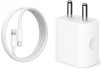 RVAT 20 W Quick Charge 3 A Wall Charger for Mobile with Detachable Cable(White, Cable Included)