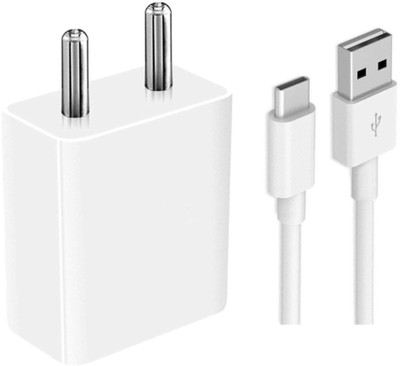 Sachdeal 30 W Adaptive Charging 2.4 A Wall Charger for Mobile with Detachable Cable(White, Cable Included)