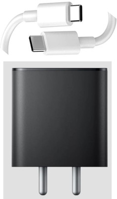 AVEVOUR ORIGINAL 65 W Power GaN 6.5 A Wall Charger for Mobile with Detachable Cable(65 W GaN 3 A 3 Port Mobile Charger (Orange), Cable Included)