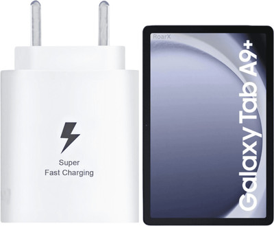RoarX 25 W PD 3.1 A Wall Charger for Mobile(White, Superfast Charging For Samsung Galaxy Tab A9+ 5G Fast Charger Adapter)