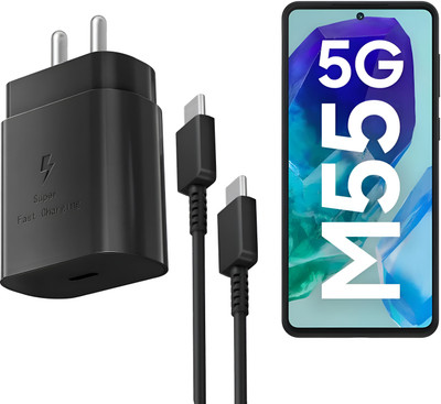 Kizzy 25 W PD 3 A Wall Charger for Mobile with Detachable Cable(Black, Cable Included)